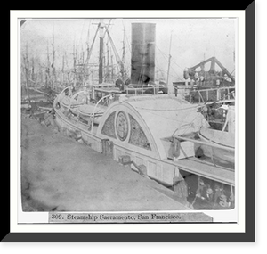 Steamship SACRAMENTO, San Francisco, Vintage Print