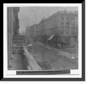 Montgomery Street, from Eureka Theatre, looking South, San Francisco, Antique Wall Art