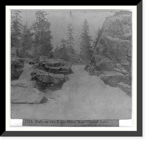 Antique Railway Print - Railroads & Depots - Falls on the Yuba River