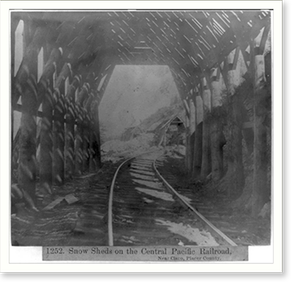 Historic Railroad - Railroads & Depots - Snow Sheds on the Central