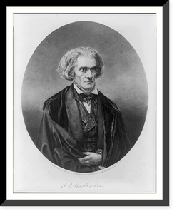 Historic Framed Print, Gallery of illustrious Americans. J.C. Calhoun,  17-7/8" x 21-7/8"