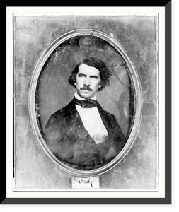 Historic Framed Print, [G.P.A. Healy, half-length portrait, facing front],  17-7/8" x 21-7/8"