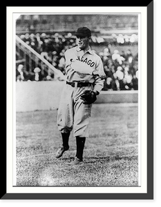 Historic Framed Print, [Jimmy Sheckard, Chicago NL, at Polo Grounds, New York (baseball)],  17-7/8" x 21-7/8"