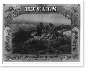 Vintage Photo Print - Cincinnati - Rivals. Chewing tobacco