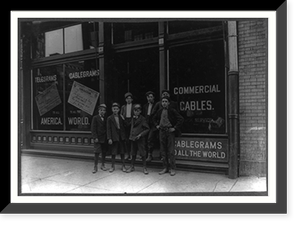 Postal Telegraph Messenger, Indianapolis. Location: Indianapolis, Indiana, Antique Poster