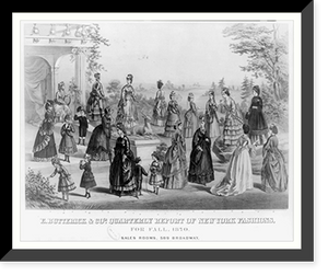 E. Butterick & Co.'s quarterly report of New York fashions, for fall, 1870, Historic Reproduction