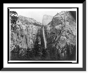 Historic Framed Print, [Bridalveil Fall, Yosemite National Park, Calif.],  17-7/8" x 21-7/8"