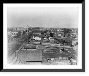 Thomasville, Georgia, looking down Main St. from Piney Woods Hotel, Antique Wall Art