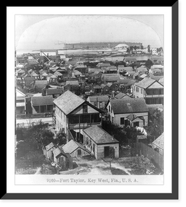 Fort Taylor, Key West, Fla, Vintage Poster