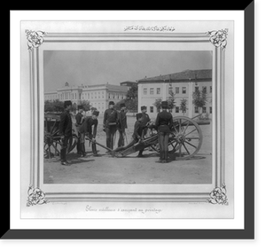 Target drills of the students of the Tophane school (Imperial School of Artillery).Abdullah Fr&egrave;res, Constantinople, Antique Wall Art