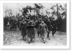 Vintage Americana Print - Goering with official party
