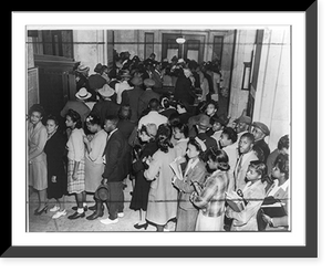 African Americans registering to vote, Atlanta, Ga. Classic, Vintage Wall Art