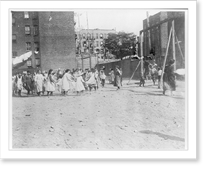 Antique Photo Print - Playground in Poverty Gap - Vintage Home Decor Print