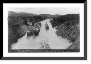 Panama Canal - West Lirio slide 11/2/23 Classic, Historic Print