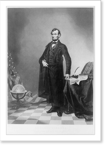 Vintage Photo Print - Abraham Lincoln - Historic Wall Art Gift