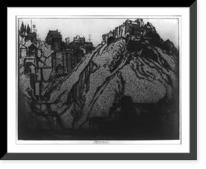 Historic Framed Print, [Telegraph Hill, San Francisco],  17-7/8" x 21-7/8"