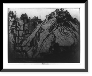 Telegraph Hill, San Francisco, Antique Print