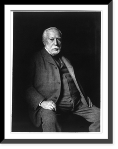 Historic Framed Print, [J.B. Haggin, three-quarter length portrait, seated],  17-7/8" x 21-7/8"