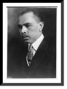 Historic Framed Print, [James Weldon Johnson, half-length portrait, facing left],  17-7/8" x 21-7/8"