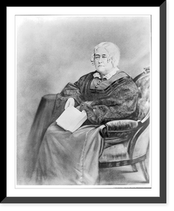 Historic Framed Print, [Elizabeth P. Peabody, three-quarter length portrait, seated],  17-7/8" x 21-7/8"