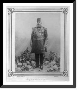 Riza Pasa, Minister of War.Abdullah Fr&egrave;res, Phot., Constantinople, Vintage Wall Art