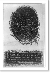 Antique Architecture - Two rubbings from the brasses in memory