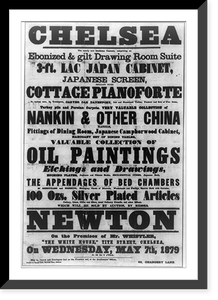 Vintage Photo Print - Chelsea, the nearly new handsome contents