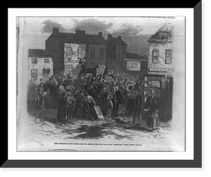 Irish emigrants leaving their home for America. the mail coach from Cahirciveen, County Kerry, Ireland - 2, Antique Print