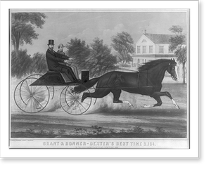 Historic Photo Print - Grant & Bonner - Dexter's best time 2.16 1/4