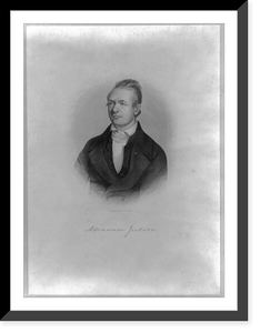 Adoniram Judson, 1788-1850, bust portrait Classic, Vintage Wall Art