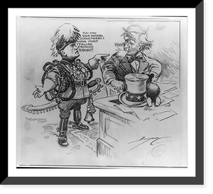 Antique Photo Print - You and your infernal stock market have hurt