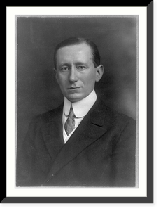 Historic Framed Print, Guglielmo Marconi,  17-7/8" x 21-7/8"