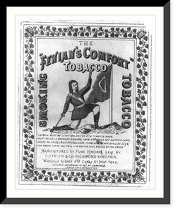 The Fenian's comfort smoking tobacco, Antique Print