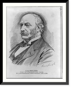 Lord Rayleigh, Vintage Wall Art