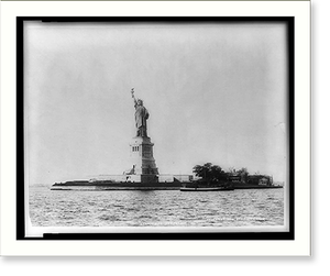 Vintage Military Print - Statue of Liberty - N.Y.J.S. Johnston