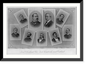 Vintage Americana Print - Cleveland - Prest. Vice Prest