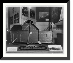 Model of Edison's first motion picture studio, the Black Maria", as displayed at the LC motion picture exhibit, 1954", Historic Reproduction