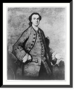 Thomas Johnson, 1732-1819 three-quarter length portrait, standing, Historic Print