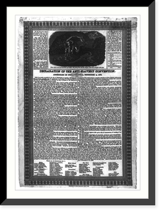 Vintage Americana Print - Philadelphia - Declaration, 1833