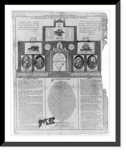 The first great Western empire: or, the United States of America, Vintage Wall Art