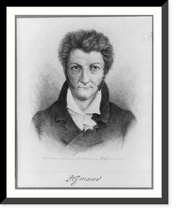 Ernst Theodor Amadeus Hoffmann, 1776-1822, bust portrait Classic, Antique Print