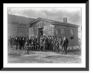 Old bank robbed by the James boys. Gallatin, Mo, Antique Print