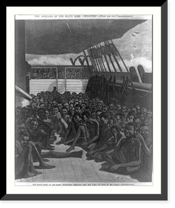 Historic Photo Print - The Africans of the slave bark Wildfire, 1860 (2)