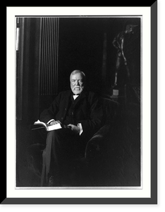 Andrew Carnegie, 1835-1919, full-length portrait, seated, Vintage Wall Art
