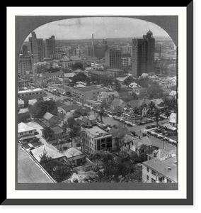Miami from the skyscraper, home of the Daily News, Fla, Vintage Poster