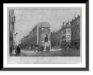 Views of Paris, France, ca. 1850: Vue de la fontaine Moliere"", Vintage Wall Art