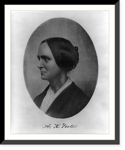 Abby (Kelley) Foster, 1810-1887; bust, Vintage Wall Art
