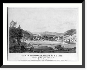 Black & White Photo - View of Prattsville, Greene Co., N.Y, 1844