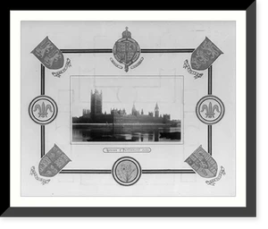Black & White Photo - Houses of Parliament. London - Historic Wall Art Gift