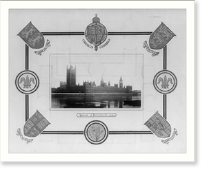 Black & White Photo - Houses of Parliament. London - Historic Wall Art Gift